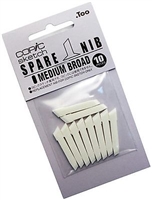 NIB FOR COPIC MARKERS MEDIUM CHISEL 10 PACK CMMEDBRDN