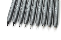 COPIC MULTILINER RAPIDOGRAPH SET B-2 (9PC) BLACK CMMLB2