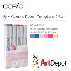 Copic Sketch Alcohol Marker 5 Colors + Multiliner SP Set, Sketching Grays
