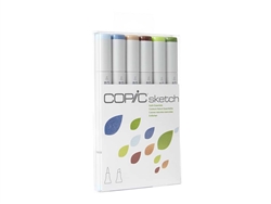 COPIC SKETCH MARKER SET - 6PC EARTH ESSENTIALS CMSEARTH