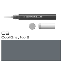 COPIC INK 12ML C8 COOL GRAY 8