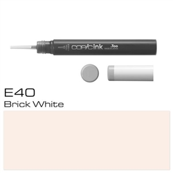 COPIC INK 12ML E40 BRICK WHITE CMIN-E40