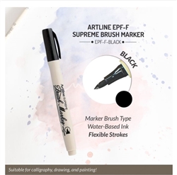 ARTLINE SUPREME BRUSH MARKER BLACK 5N