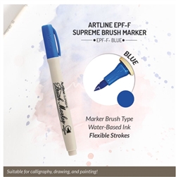 ARTLINE SUPREME BRUSH MARKER BLUE 5A