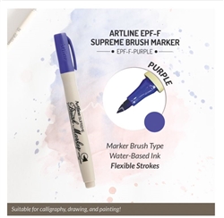 ARTLINE SUPREME BRUSH MARKER PURPLE 5M