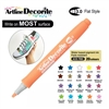 ARTLINE DECORITE 3.0 FLAT MARKER PASTEL ORANGE 6NA