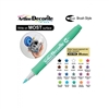 BRUSH PEN ARTLINE DECORITE PASTEL GREEN 3V