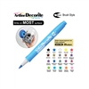 BRUSH PEN ARTLINE DECORITE METALLIC BLUE 3AA