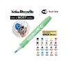 BRUSH PEN ARTLINE DECORITE METALLIC GREEN 3VM