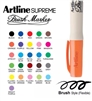 ARTLINE SUPREME BRUSH MARKER FLOURESCENT ORANGE 5NAF