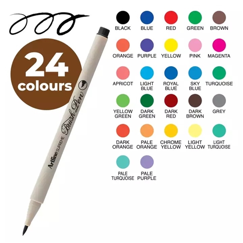 Monet - Watercolor Brush Pens (20 Piece Set)