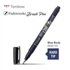 FUDENOSUKE BRUSH PEN HARD TIP BLACK CARDED TB82038