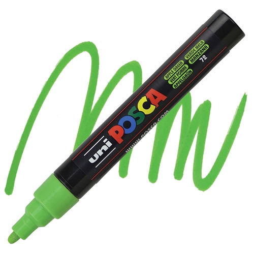 Marker Posca Pc 5m Medium Apple Green Px36855000