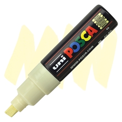 ACRYLIC MARKER POSCA PC-8K BROAD CHISEL IVORY PX107508000