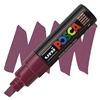 ACRYLIC MARKER POSCA PC-8K BROAD CHISEL RED WINE PX107532000