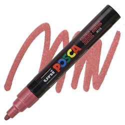 ACRYLIC MARKER POSCA PC-5M MEDIUM METALLIC RED PX113563000