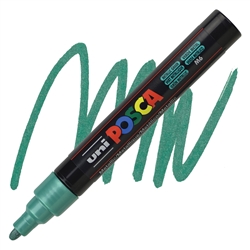 ACRYLIC MARKER POSCA PC-5M MEDIUM METALLIC GREEN PX113571000