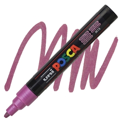 ACRYLIC MARKER POSCA PC-5M MEDIUM METALLIC PINK PX113589000