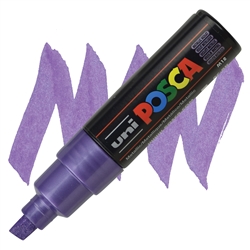 ACRYLIC MARKER POSCA PC-8K BROAD CHISEL METALLIC VIOLET PX113670000