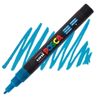 ACRYLIC MARKER POSCA PC-3M FINE GLITTER LIGHT BLUE PX197970000