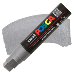 ACRYLIC MARKER POSCA PC-17K EXTRA BROAD METALLIC SILVER PX202283000