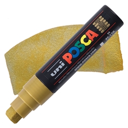 ACRYLIC MARKER POSCA PC-17K EXTRA BROAD METALLIC GOLD PX202291000