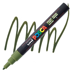 ACRYLIC MARKER POSCA PC-3M FINE KHAKI GREEN PX202325000