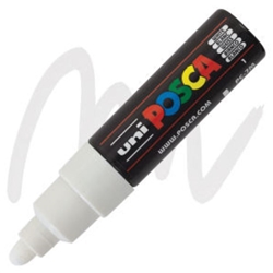 ACRYLIC MARKER POSCA PC-7M BROAD BULLET WHITE PX228254000