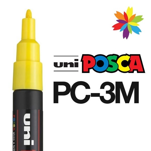 uni POSCA Acrylic Paint Marker - PC-3M Fine - 16 Color Set