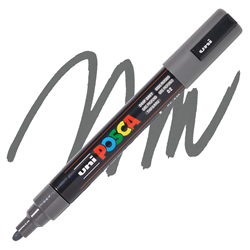 ACRYLIC MARKER POSCA PC-5M MEDIUM DEEP GREY PX262535000