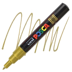 ACRYLIC MARKER POSCA PC-1M EXTRA FINE METALLIC GOLD PX17905000