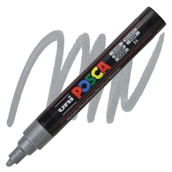 ACRYLIC MARKER POSCA PC-5M MEDIUM METALLIC SILVER PX176453000