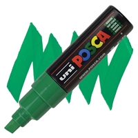 ACRYLIC MARKER POSCA PC-8K BROAD CHISEL GREEN PX148841000