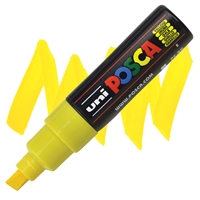 ACRYLIC MARKER POSCA PC-8K BROAD CHISEL YELLOW PX148809000