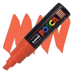 ACRYLIC MARKER POSCA PC-8K BROAD CHISEL ORANGE PX148825000