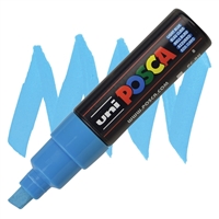 ACRYLIC MARKER POSCA PC-8K BROAD CHISEL LIGHT BLUE PX148858000