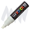 ACRYLIC MARKER POSCA PC-8K BROAD CHISEL WHITE PX148791000