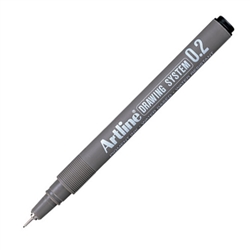 ARTLINE RAPIDOGRAPH 0.2 BLACK 232