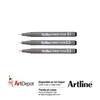 ARTLINE RAPIDOGRAPH SET 3 BLACK 135