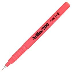 ARTLINE 200 FINE TIP PEN 0.4MM PINK 200F