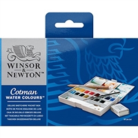 WATERCOLOR SET COTMAN 18/SET DELUXE SKETCHERS POCKET BOX WN0390060