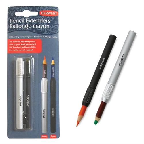 Metal Pencil Extender 15 Pcs Extender lengthening Tool Stainless