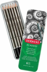 Derwent Academy Drawing Pencils Tin Set 12pc