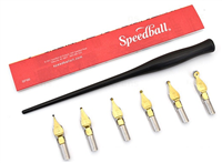 DIP PEN SET CALLIGRAPHY B STYLE SPEEDBALL 2956