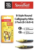 CALLIGRAPHY NIB SET B3/B4 ROUND 2PK 31014