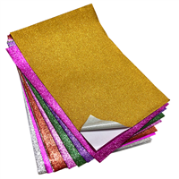 GLITTER ADHESIVE PAPER 10 PACK 8.5x11 inches 336812