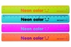 RULER DELI NEON MOLDABLE PLASTIC 6206