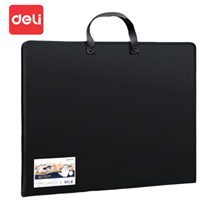 DELI ART PORTFOLIO BLACK PLASTIC 18x23 inches (46x59 cm) 72705