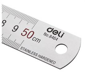 Pacific Arc Stainless Steel Ruler – in/cm (SSME)