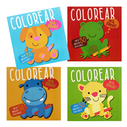 COLOREAR ES FACIL! COLORING BOOK-Sold Invidually 963208